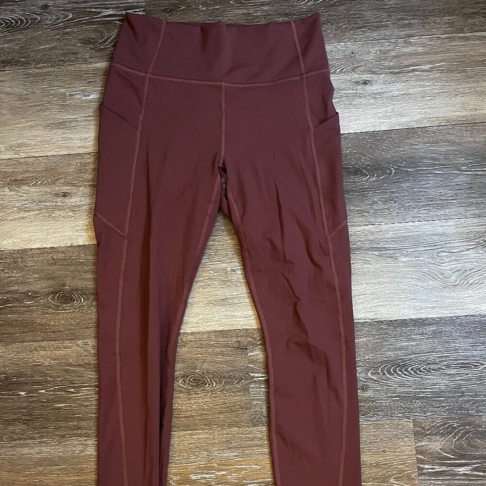Maroon Fabletics PureLuxe Leggings